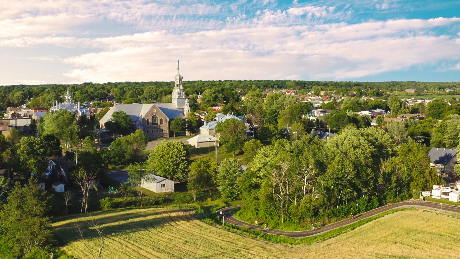 Vue aérienne de Sainte-Anne-des-Plaines